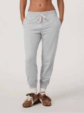 NEW Vouri Light Gray Performance Joggers - Drawstring Comfort XL